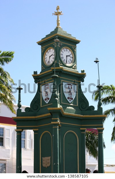 Berkeley Memorial Clock St Kitts West Stock Photo (Edit Now) 138587105