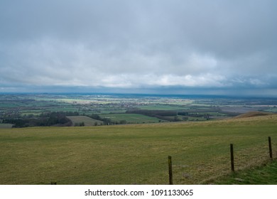 Berkshire Downs In Rural Oxfordshire, England, UK