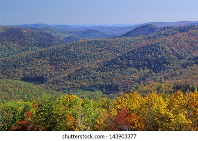 Berkshire Mountains in Autumn, Deerfield, Massachusetts