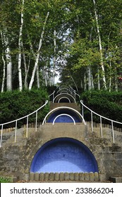 Berkshires, MA, USA - September. 1. 2011: Naumkeag Estate In Stockbridge, State Of Massachusetts, USA