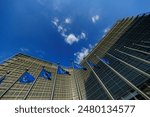 The Berlaymont building, headquarters of the European Commission in Brussels, Belgium
