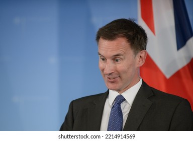 Berlin, 2018-07-23: Jeremy Hunt Pictured At A Meeting In Berlin