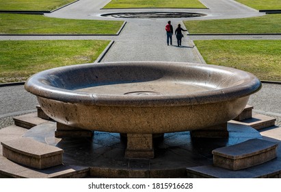 Berlin; 2020, May, 30, The Granite Bowl (also Known As The Biedermeier Wonder Of The World) In The Lust Garden On Berlin's Museum Island