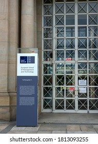 Berlin; 2020, May, 30th, The Entrance To The European School Of Management And Technology At Schloßplatz In Berlin