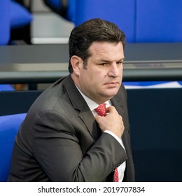 Berlin, 2020-05-14: Hubertus Heil Pictured At A Meeting In Berlin