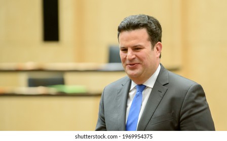 Berlin, 2020-05-15: Hubertus Heil Pictured At A Meeting In Berlin