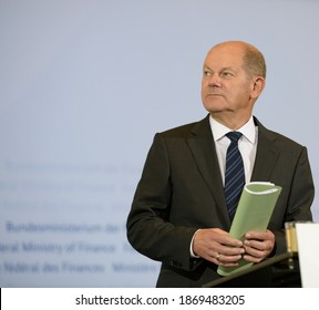 Berlin, 2020-09-10: The German Minister for Finances, Olaf Scholz, pictured at his office in Berlin