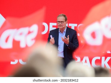 Berlin, 2021-08-27: Michael Müller Pictured At A Meeting In Berlin