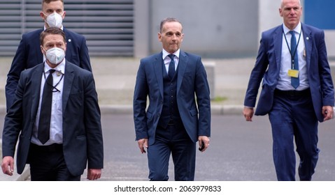 Berlin, 2021-10-26: Heiko Maas Pictured At A Meeting In Berlin