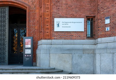 Berlin, 2022, January, 04, The Red Town Hall With The Official Residence Of The Governing Mayor Of Berlin