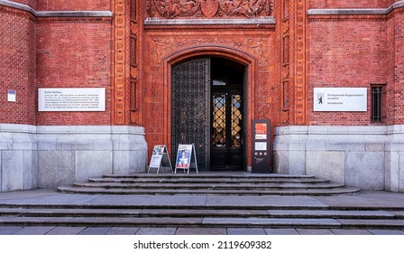 Berlin, 2022, January, 04, The Red Town Hall With The Official Residence Of The Governing Mayor Of Berlin