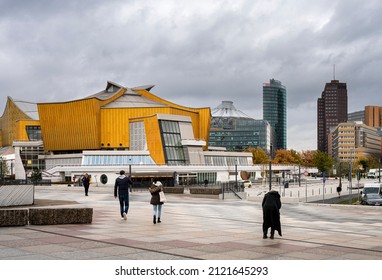 Berlin, 2022, January, 15, The Philharmonic Hall In The Herbert Von Karajan Street