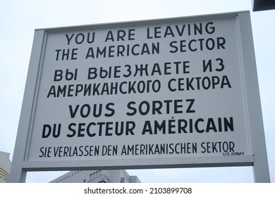 Berlin American Sector Signal Boarder