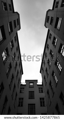 Similar – Foto Bild ANDERER HINTERHOF Haus