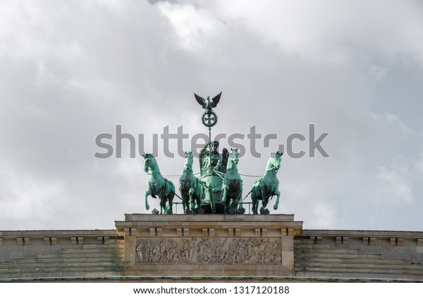 Berlin Brandenburg Gate Brandenburger Tor Statue Stock Photo Edit Now