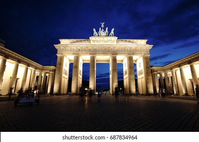 Berlin Brandenburger Tor At Night