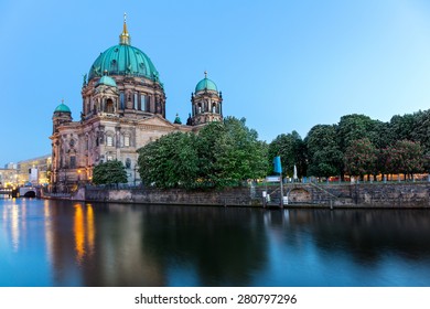 Berlin Cathedral on Museum Island in the Blue Hour, Germany