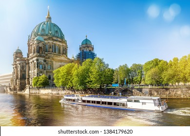 the berlin cathedral on a sunny day