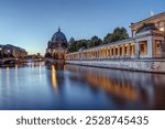 The Berlin Cathedral and the river Spree at dawn