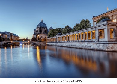 The Berlin Cathedral and the river Spree at dawn - Powered by Shutterstock