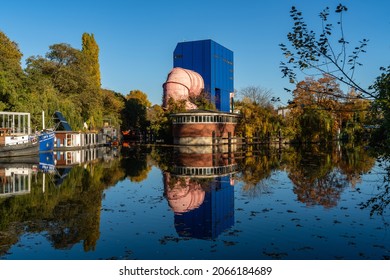 Berlin Charlottenburg, 2021: The Circulation Tank (UT2) Or Pink Tube Is A Recirculating Flow Channel Of The Laboratory Of Hydraulics And Naval Architecture Of The Technical University Of Berlin.