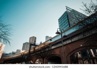 Berlin City Scape Long Exposure S Bahn