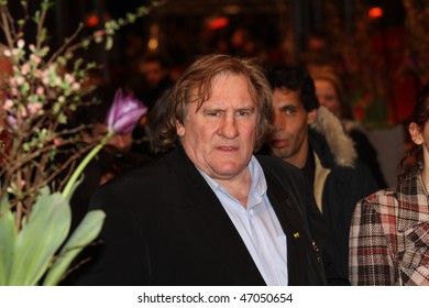 BERLIN - FEBRUARY 19: Actor Gerard Depardieu  Attends The 'Mammuth' Premiere During Of The 60th Berlin International Film Festival At The Berlinale Palast On February 19, 2010 In Berlin, Germany