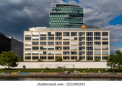 Berlin Friedrichshain 2022: Headquarters Of The German Online Mail Order Company For Shoes, Clothing And Cosmetics, Zalando.