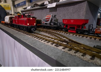 Berlin, Germany - 09.20.2022: Scale Model Of The Train At The Exhibition InnoTrans 2022