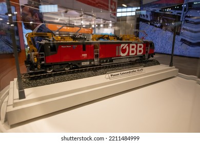 Berlin, Germany - 09.20.2022: Scale Model Of The Train At The Exhibition InnoTrans 2022