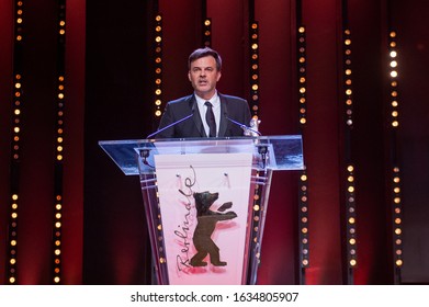 BERLIN, GERMANY: 16 February 2019French Director Francois Ozon (François Ozon) Speaks After Receiving The Silver Bear Grand Jury Prize During The Awards Ceremony Of The 69th Berlinale Film Festival