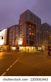 Berlin, Germany - 17 DEC 2021: Checkpoint Charlie Was The Best Known Berlin Wall Crossing Point Between East Berlin And West Berlin During The Cold War, As Named By The Western Allies.