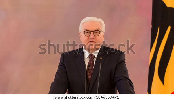 Berlin Germany 20180314 German President Frank Stockfoto Jetzt