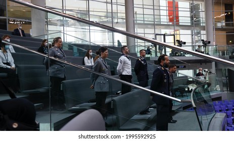 Berlin, Germany, 23th June, 2021.
Annegret Kramp-Karrenbauer, The German Minister Of Defence, And Representatives Of The German Armed Forces In The German Bundestag.