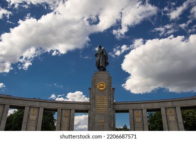 Berlin, Germany  28 June 2022,  The Soviet Memorial In The Tiergarten