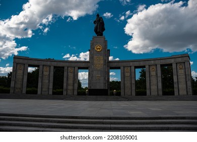 Berlin, Germany  28 June 2022,  The Soviet Memorial In The Tiergarten