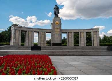 Berlin, Germany  28 June 2022,  The Soviet Memorial In The Tiergarten