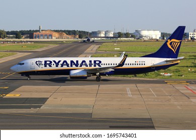 Berlin, Germany - 29. August 2017: Ryanair Boeing 737 At Berlin Schönefeld Airport (SXF) In Germany.