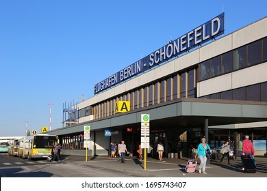 Berlin, Germany - 29. August 2017: Terminal A At Berlin Schönefeld Airport (SXF) In Germany.