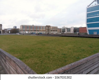 Berlin, Germany - April 11, 2012: The Schloßplatz Nice Park Area, In Front Of The Cathedral, On The Site Of The Berlin Castle