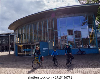 Berlin, Germany Aug 2020: - The Tränenpalast (Palace Of Tears) Is A Former Border Crossing Point Between East And West Berlin, At Berlin Friedrichstraße Station Europe.