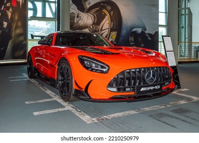 Berlin, Germany Aug 3, 2022
Mercedes-AMG GT Black Series, German Super Sports Car.