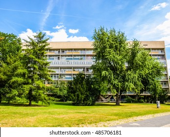 BERLIN, GERMANY - AUGUST 08, 2009: The Hansaviertel Interbau Is A Housing Estate Designed By International Master Architects (HDR)