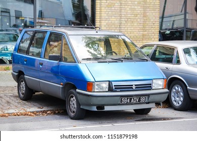 Berlin, Germany - August 12, 2014: Passenger Van Renault Espace In The City Street.