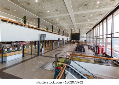 Berlin, Germany - August 20, 2020: Berlin Schönefeld SXF Airport Terminal In Germany.