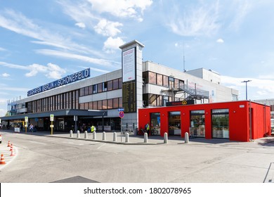 Berlin, Germany - August 20, 2020: Berlin Schönefeld SXF Airport Terminal In Germany.