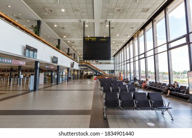 Berlin, Germany - August 20, 2020: Terminal Building Of Berlin Schönefeld Schonefeld Airport In Germany.