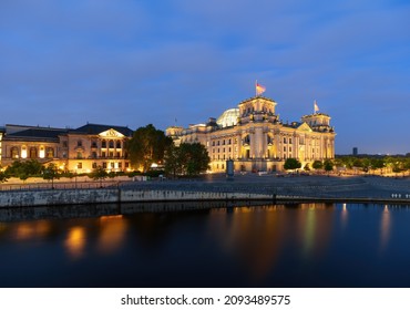 BERLIN, GERMANY - AUGUST 2021: The Parliament of the Federal Republic of Germany. Berlin, Germany.