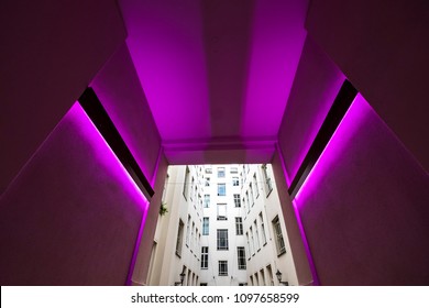 Berlin, Germany - August 8, 2017: Hackesche Höfe In The Neighborhood Of Spandau In Berlin, Is A Network Of  Interior Courtyards, Germany