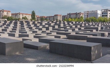 BERLIN GERMANY - CIRCA AUGUST, 2017: Holocaust Monument, Memorial To The Murdered Jews Of Europe.